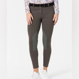 HORZE FLEECE PULL ON EQUESTRIAN LEGGINGS SIZE 26 / 4